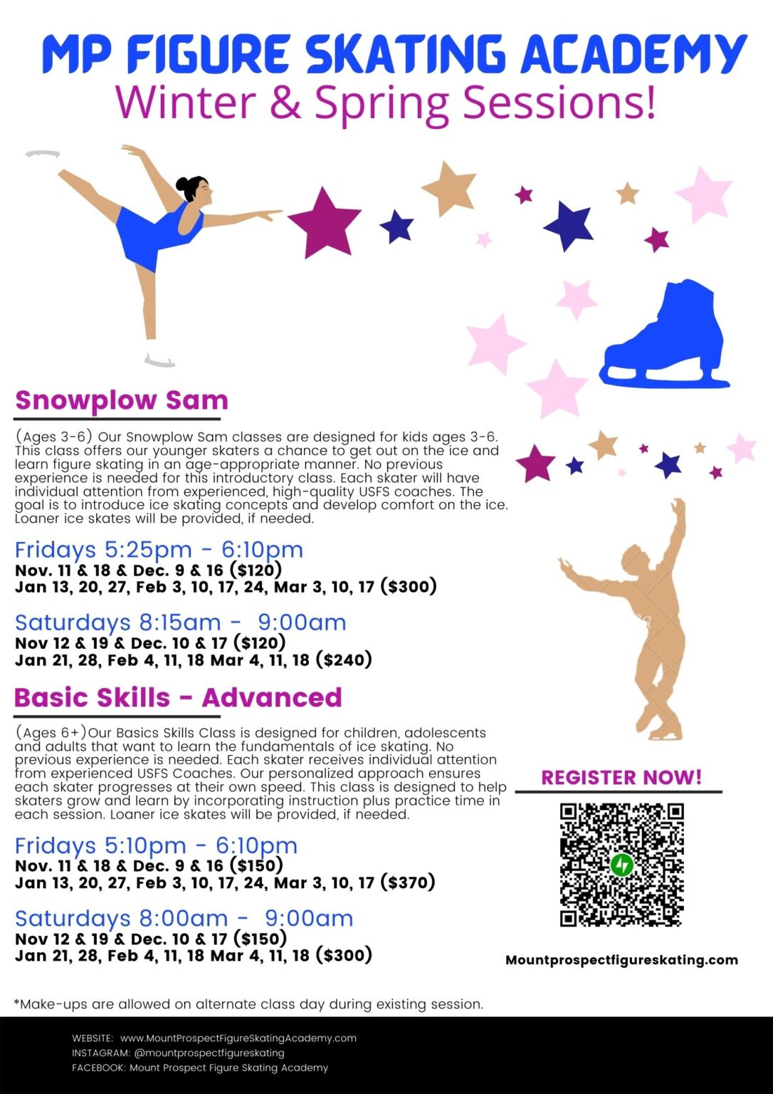 Register for Figure Skating Classes Mount Prospect Figure